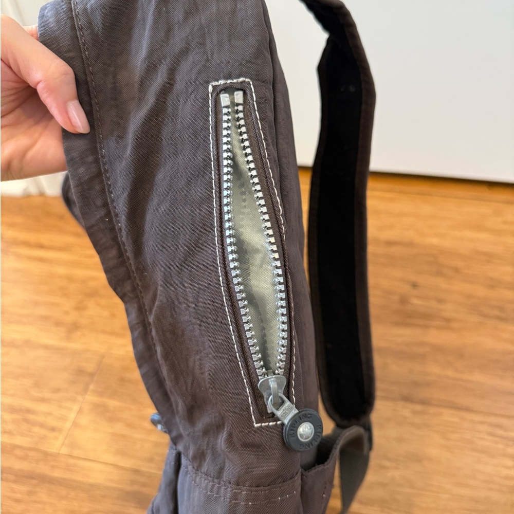 Kipling Brown Backpack With Monkey - image 7